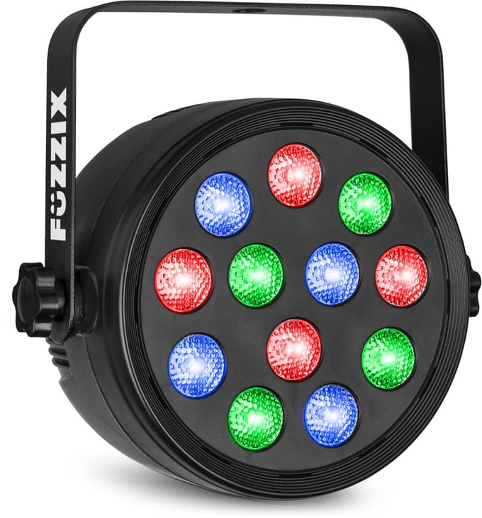 Discolamp Party Lights - Fuzzix PLF12 LED Par - Met 12x 2W multicolor LED’s - Discolamp kinderen