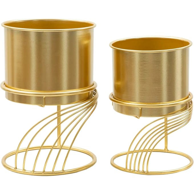 Vaashouder Spirally Set 2 Pcs Ø 23×35 cm