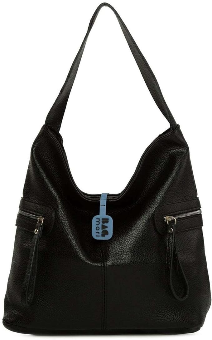 Bagmori Schoudertas Gestructureerde zijrits met gedetailleerde casual tas