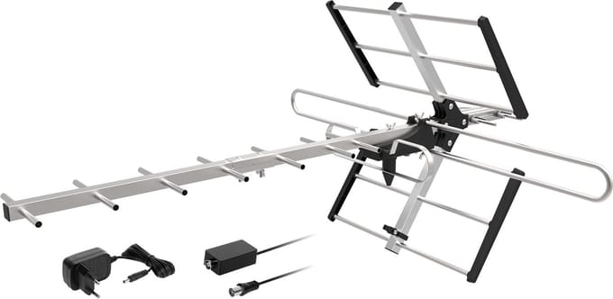 Cabletech - Yagi TV Antenne - Actieve Richtantenne - DVBT2 Ondersteuning - LTE-filter