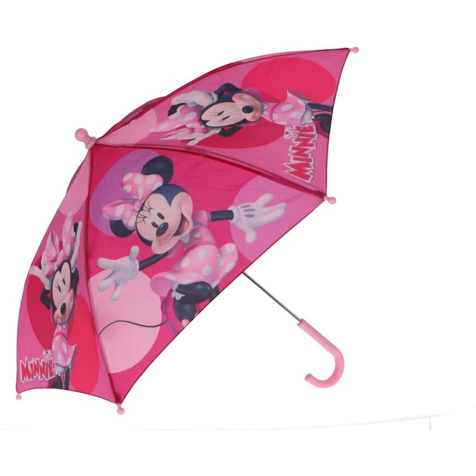 Minnie Mouse Paraplu - Kinderparaplu - Metaal frame - Roze