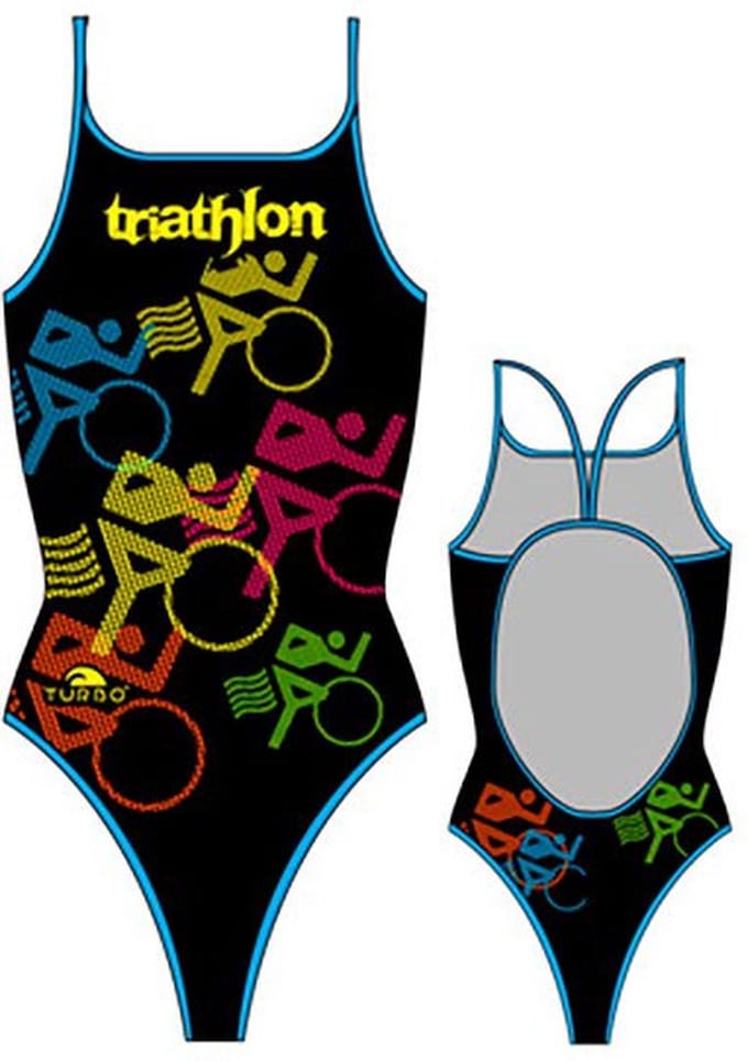 Turbo Bikes Triathlon Zwemkleding Zwart L Vrouw