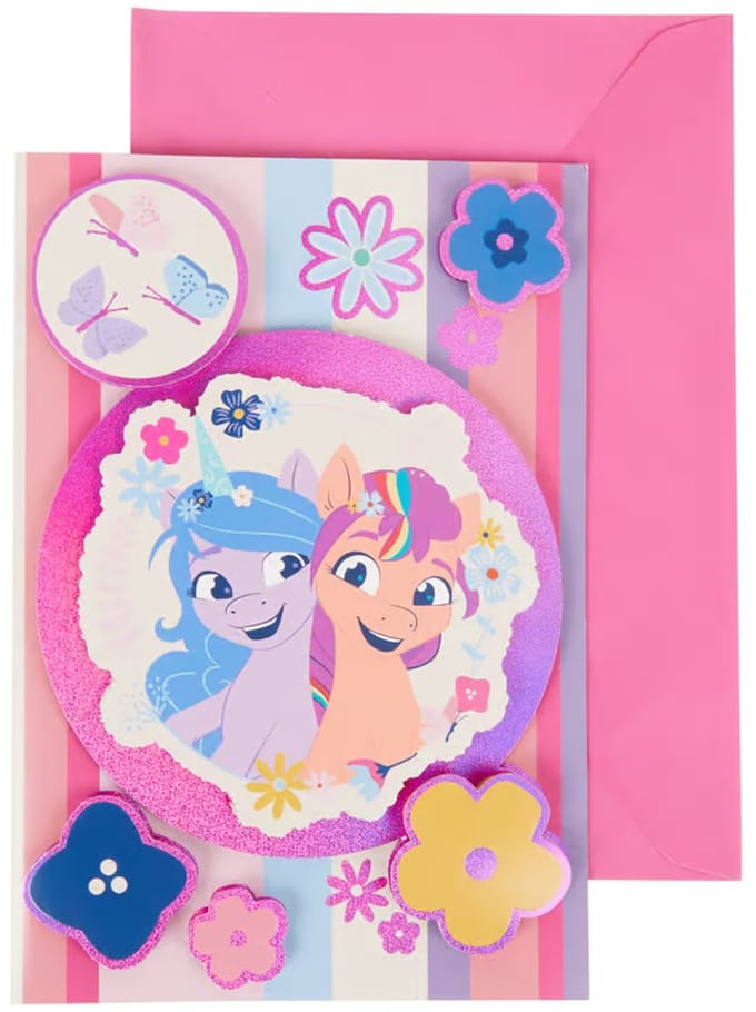 Verjaardags kaart My Little Pony