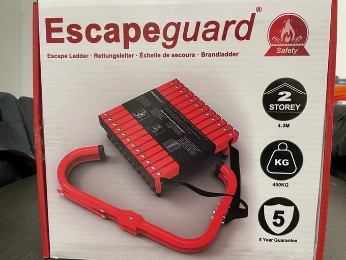 Vluchtladder Escapeguard (Brandladder) - Metaal/Nylon - 4,3 Meter