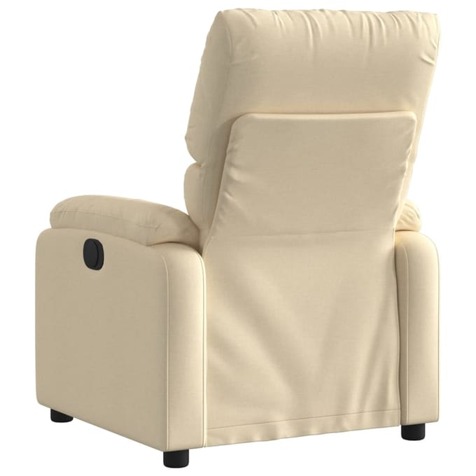 vidaXL - Relaxfauteuil - Crème - Stof