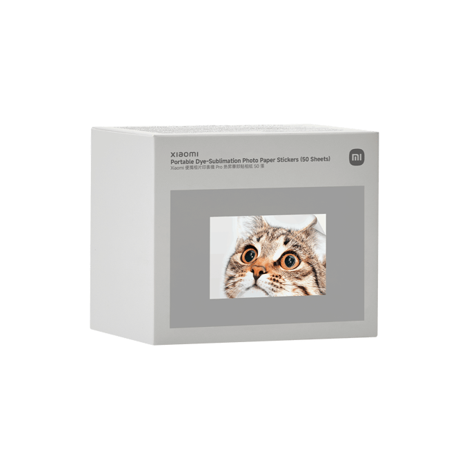 Xiaomi Portable Dye-Sublimation Photo Paper Stickers (50 Sheets)