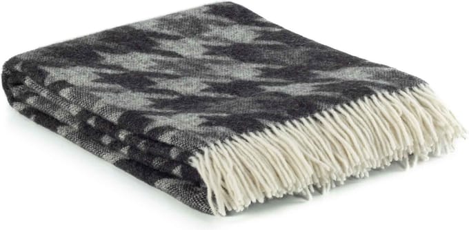 MoST - Plaid Lucca - 100% Nieuw-Zeelandse wol - 140 x 200 cm - grijs