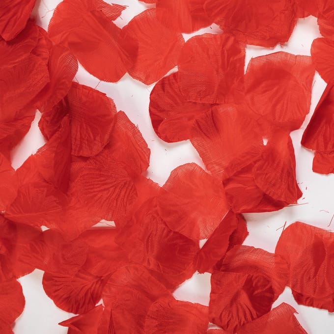 1500 Rozenblaadjes Donker Rood - Bruiloft Huwelijk Decoratie Rozen blaadjes