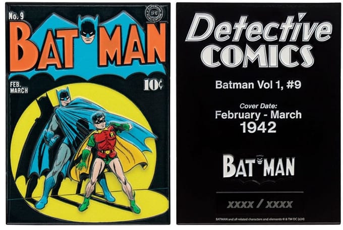 FaNaTtik DC Comics Ingot Batman Detective Comics #9 Limited Edition Coins