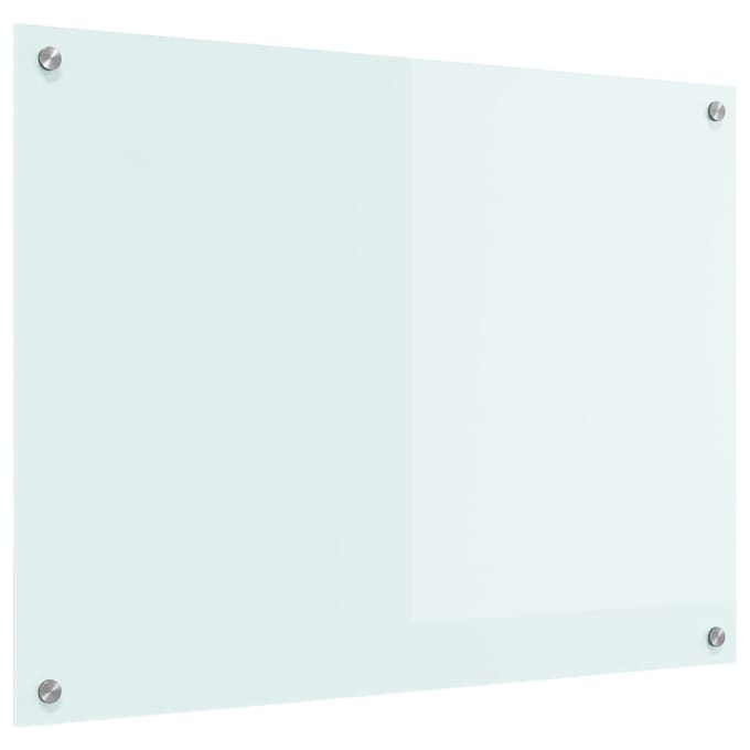 vidaXL - Keukenachterwand - Melk - 80 - x - 60 - cm - gehard - glas