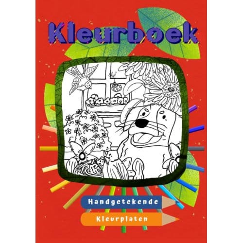 Kleurboek - Met Heel Veel Leuke Dieren Om In Te Kleuren ! - Mieke Stevens