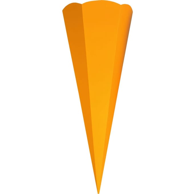 Schoolkegel uitgesneden - Neon-Oranje