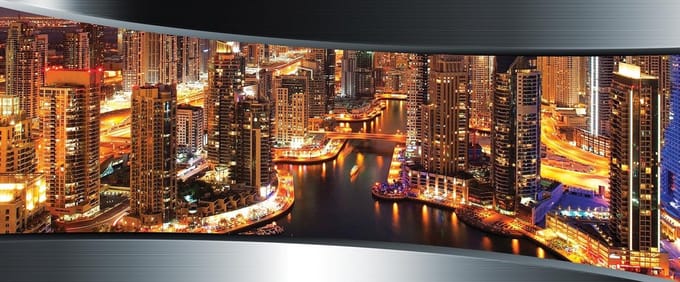 View Dubai City Skyline Photo Wallcovering