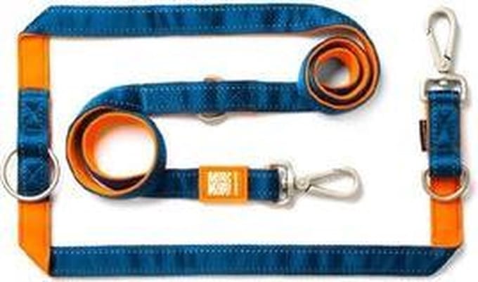 Max & Molly Multifunctionele Hondenriem Matrix Orange XS