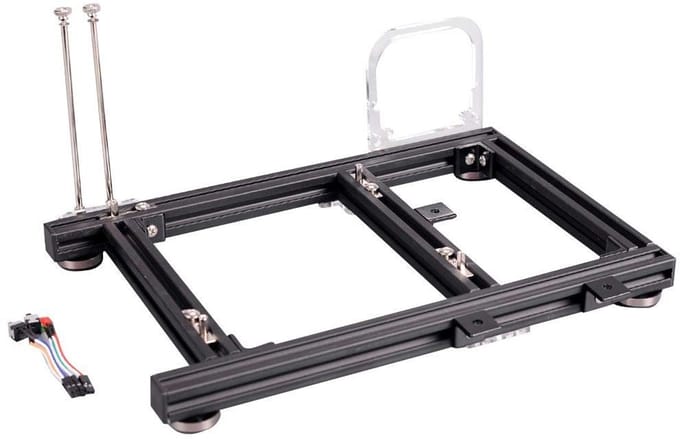 Dailygoods- Computer Behuizing Open Frame - Aluminiumlegering - ATX/ITX Ondersteuning - Lichtgewicht - Duurzaam - Eenvoudige Montage - Pc Kast