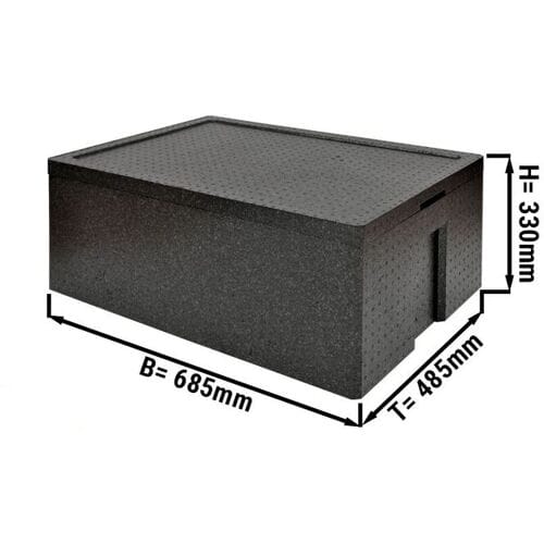 GGM Gastro Thermobox Maxi - 71,7 Liter Zwart