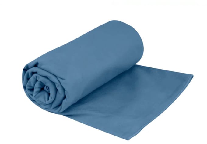 Sea to Summit Drylite Towel M Licht & ultrasoft microvezel - Moonlight Blue