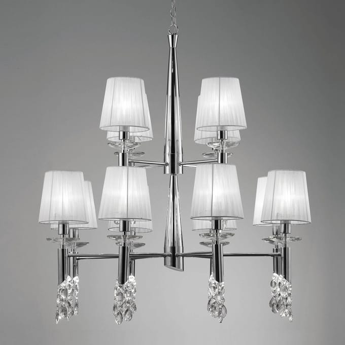 Mantra Iluminación Kroonluchter Lilja 12-lamps