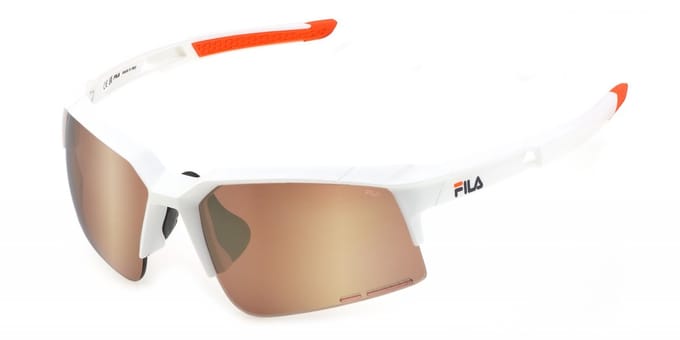 Fila SFI515 Bianco opaco 67/10/130 UNISEX Zonnebrillen