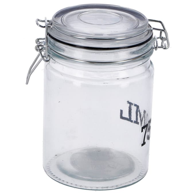 Glazen voorraadpot | 750 ml | transparant