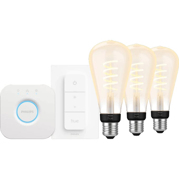 Philips Hue Filament White Ambiance Edison XL 3-Pack Startpakket