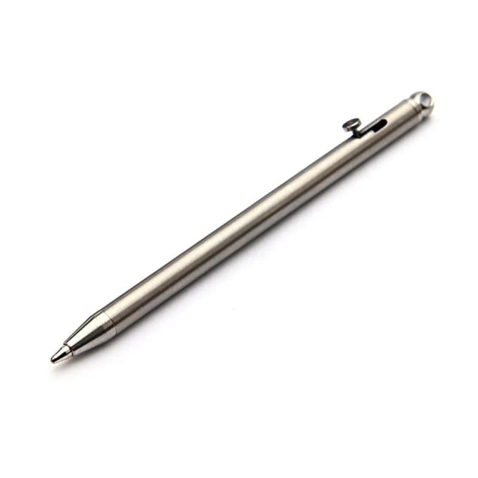 Mini Titanium Pen Draagbare EDC Gadget Outdoor Uitrusting Persoonlijkheid Creatieve Pen Multifunctionele Gereedschappen