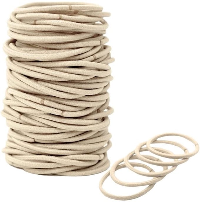 Allecto - Elastische Haarelastiekjes - Dunne Sterke Stretch