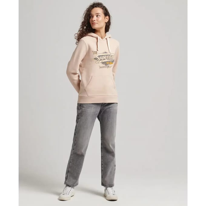 Dames sweatshirt met capuchon Superdry Vintage