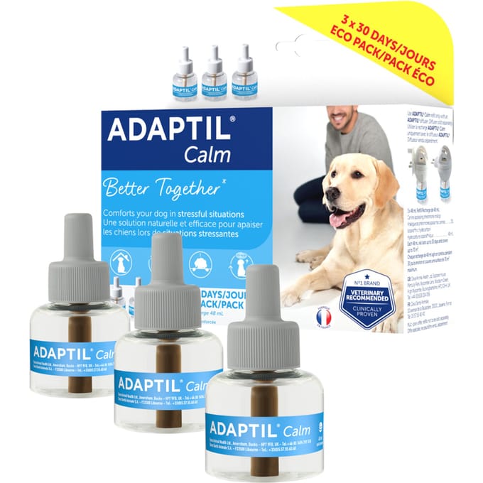 3 stuks Navulflacon 48ml Adaptil Calm
