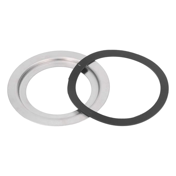 140mm Afvalvermaler Adapter 140 naar 110mm Diameter RVS Spoelbak Afvalvermaler Adapter white