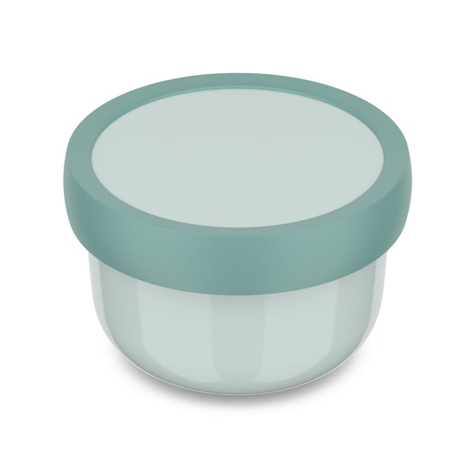 Mepal Fruitbox Campus - 300 ml - Inclusief fruitvorkje - Sluit goed af - Snackdoosje - Cool mint