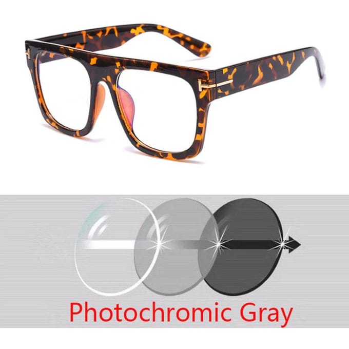 Lunettes surdimensionnées Hommes Luxe Carrées Grandes Hyperopie Femmes Lunettes de soleil de lecture Prescription 0 +0.25 +0.5 +1.0 +2.0 +3.0 À +6.0 +3.0 black
