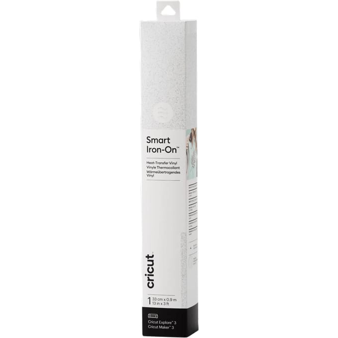 Cricut Smart Iron-On™ Folie Wit, Glittereffect