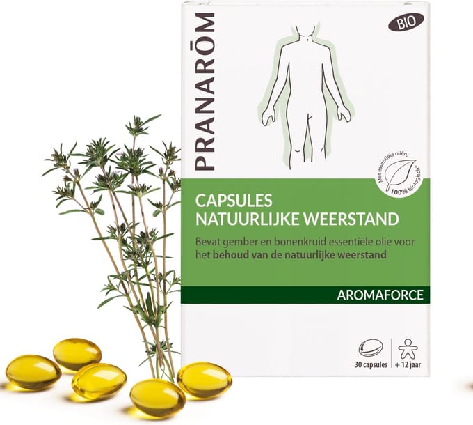 Pranarom - Capsules voor natuurlijke afweer - Bio - 30 capsules