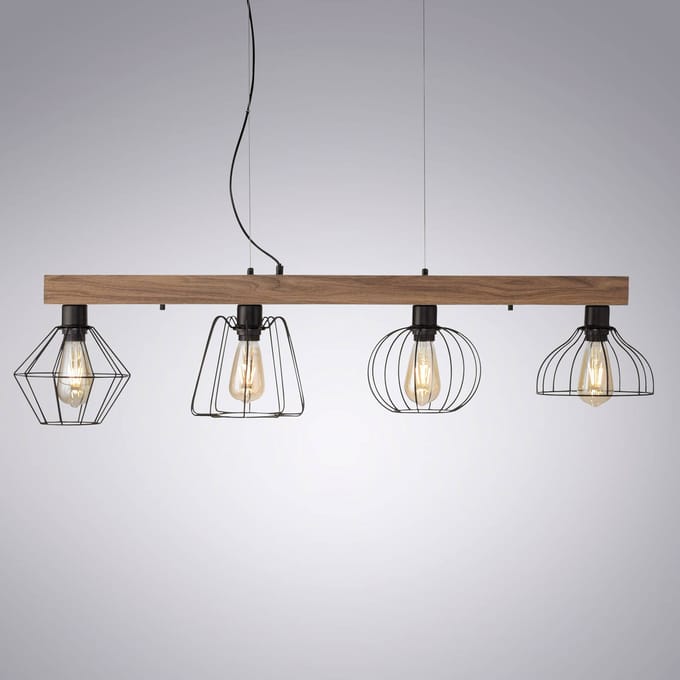 JUST LIGHT. GmbH Kaska hanglamp, 4-lamps