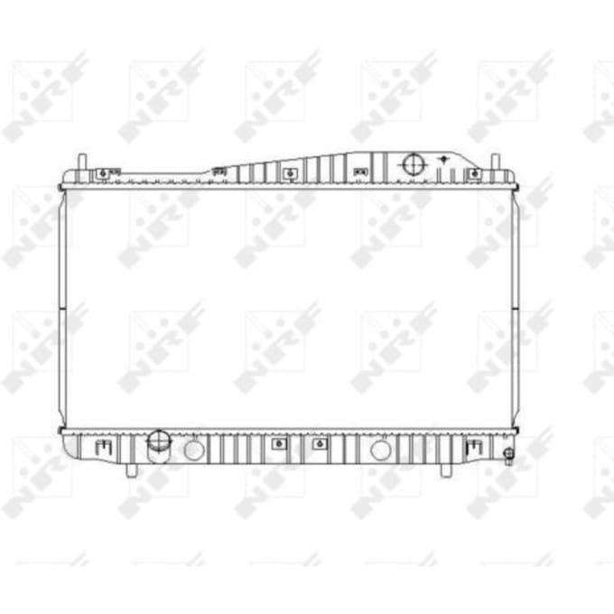 Radiator, motorkoeling NRF 53481