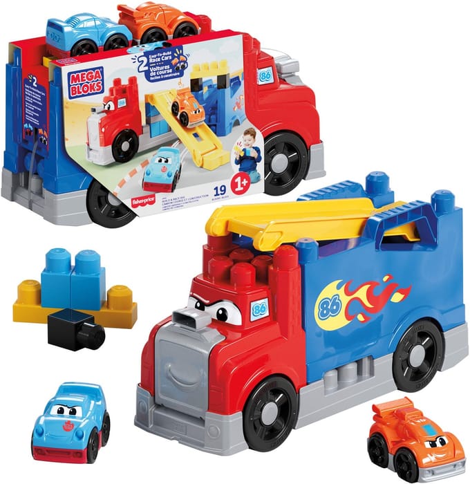Mega Bloks Bouw- en racetruck