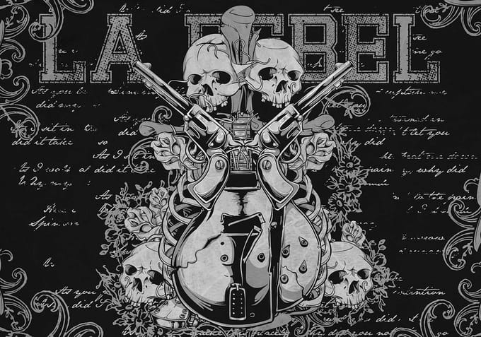 Poster | Zwart | 104 x 70,5 cm