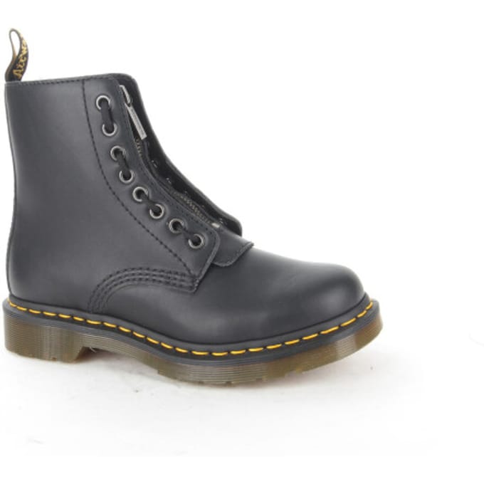 DR. MARTENS 1460 Pascal Front Zip Boots Dames - Zwart - Maat 43