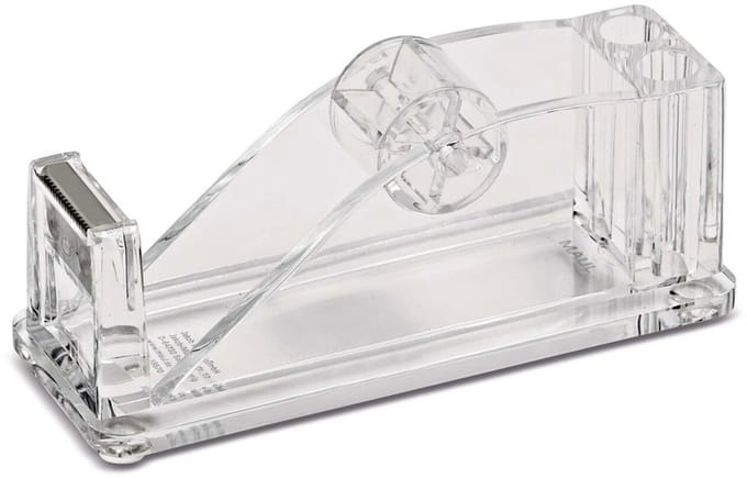 MAUL Plakbandhouder acryl 12.8 x 5 x 5.5 cm transparant