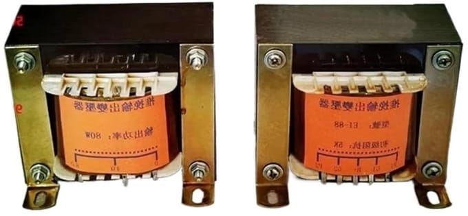 Vermogen transformator - Uitgangstransformator - Buizenversterker - 80W Capaciteit - Compact Ontwerp - Zwart