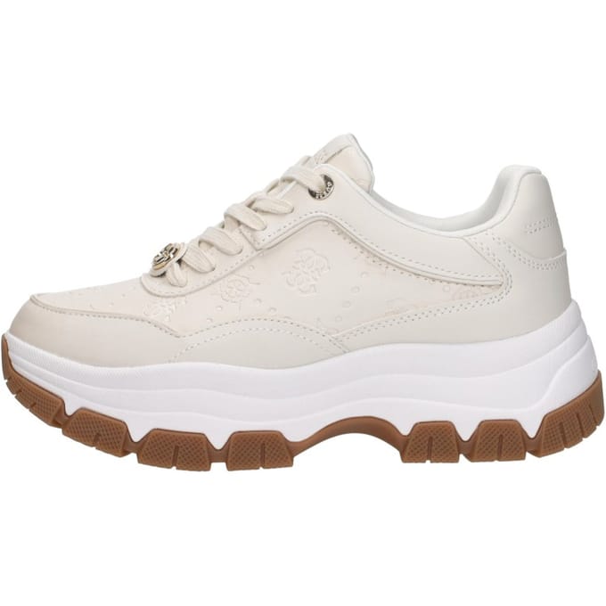 Guess Berrett 2 Sneakers Laag - beige - Maat 39