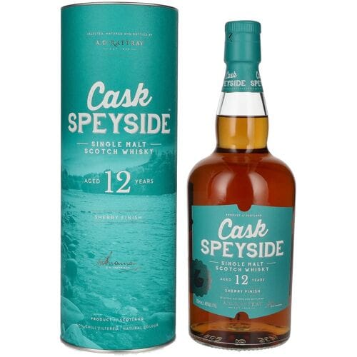 A.D. Rattray Cask SPEYSIDE 12 Years Old Single Malt SHERRY FINISH 46% Vol. 0,7l in geschenkverpakking
