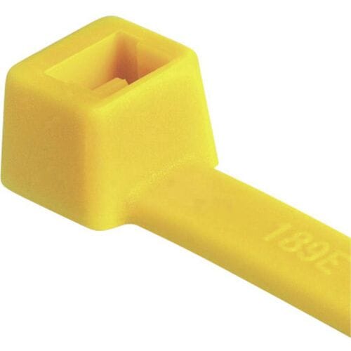 HellermannTyton 111-04805 T50R-PA66-YE Kabelbinder 200 mm 4.60 mm Geel 100 stuk(s)