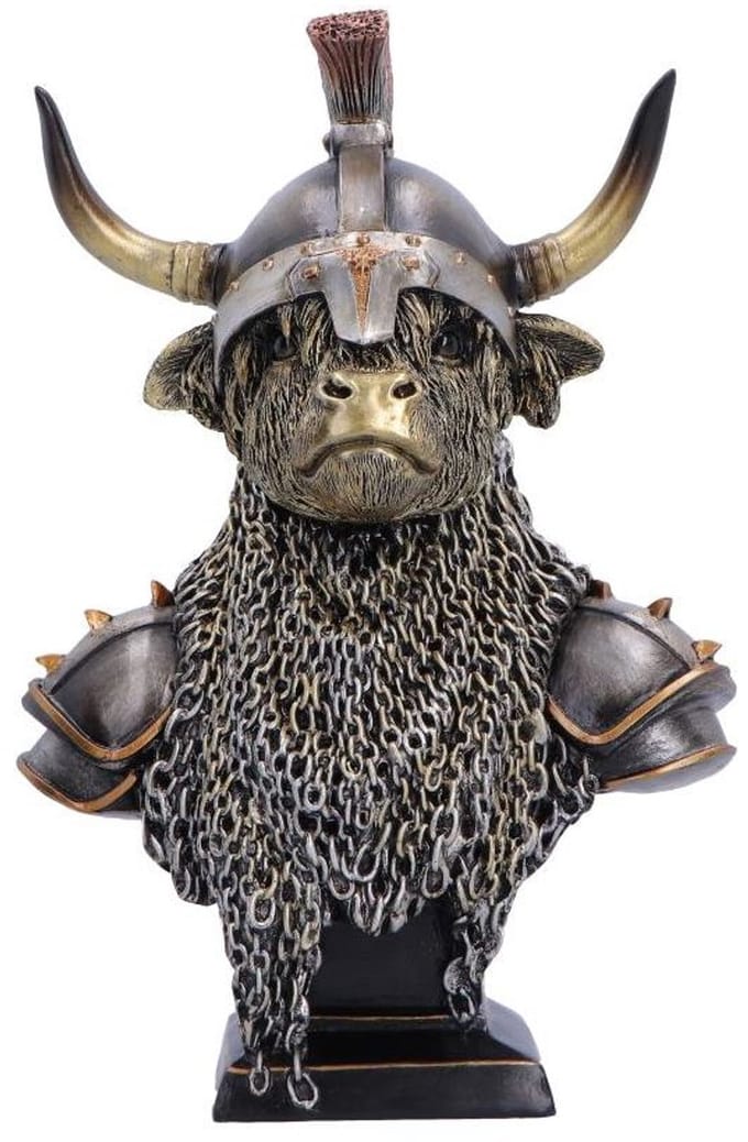 Nemesis Now beeld/figuur - Highland Guard - Stier Ridder buste - 26,7cm - Handbeschilderd