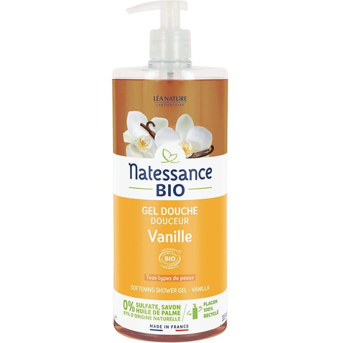 Natessance Biologische Vanille Douchegel 1 L