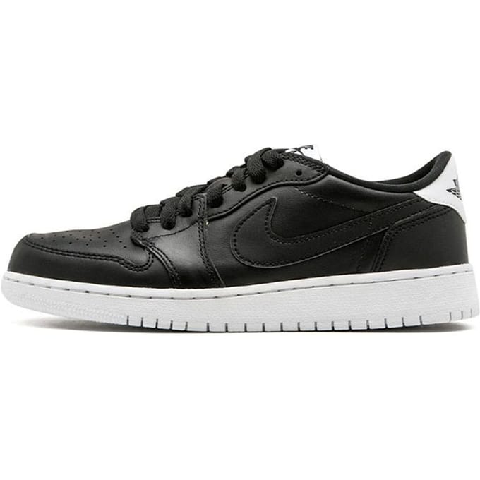 Air Jordan 1 Retro Low OG BG Cyber Monday Kinder Sneakers Zwart Wit 709999-010 37.5 black