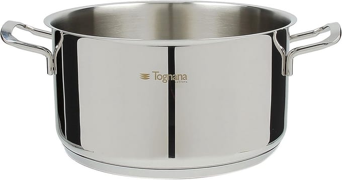 Grote Braadpan 28 cm met Twee Handvatten Roestvrij Staal
