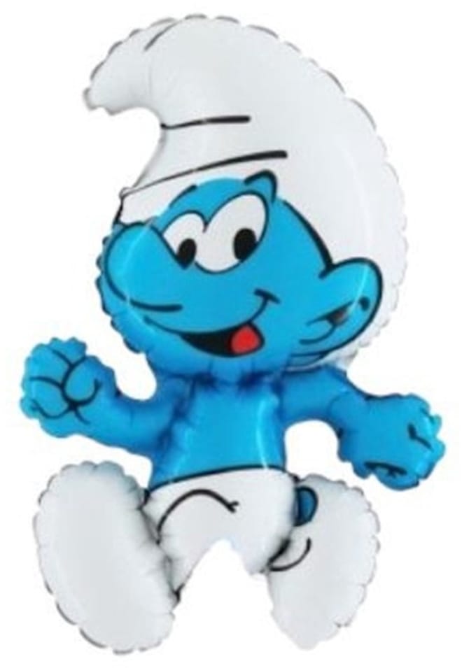 Ballon en Foil Schtroumpf 14  1 Pcs.