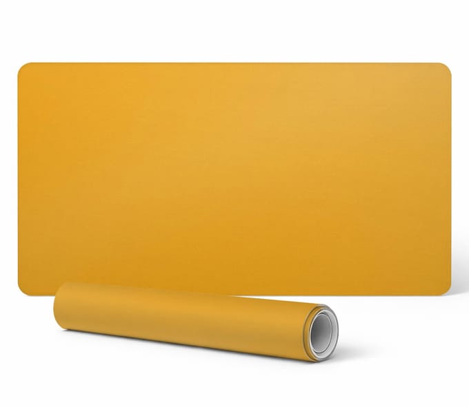 Antislip bureauonderlegger met patroon, lichtoranje, 90x45 cm